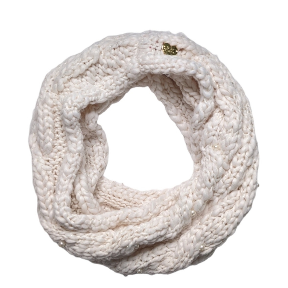 Betsey Johnson Pearl Infinity Scarf